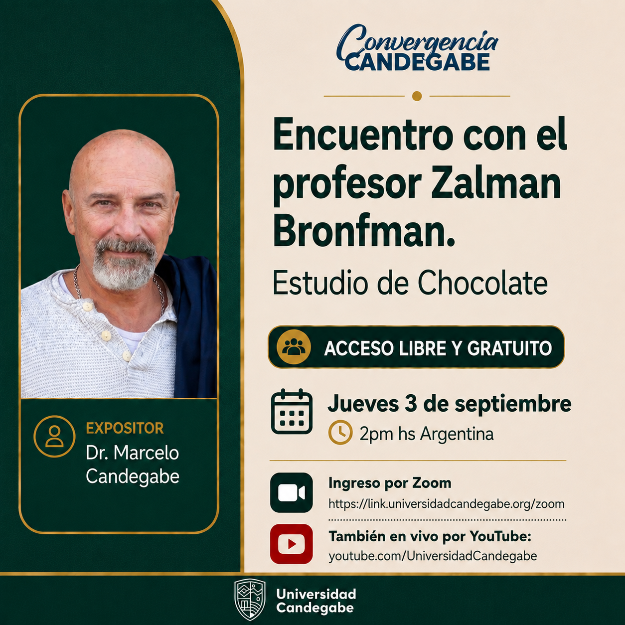 Encuentro con el profesor Zalman Bronfman