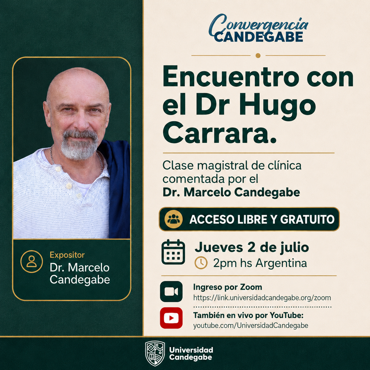 Encuentro con el Dr. Hugo Carrar